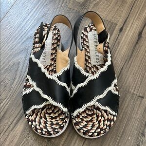 Jack Rogers Black and White Espadrille Shoes